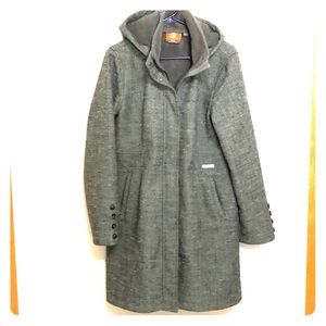 Merrill Tweed Hooded Coat